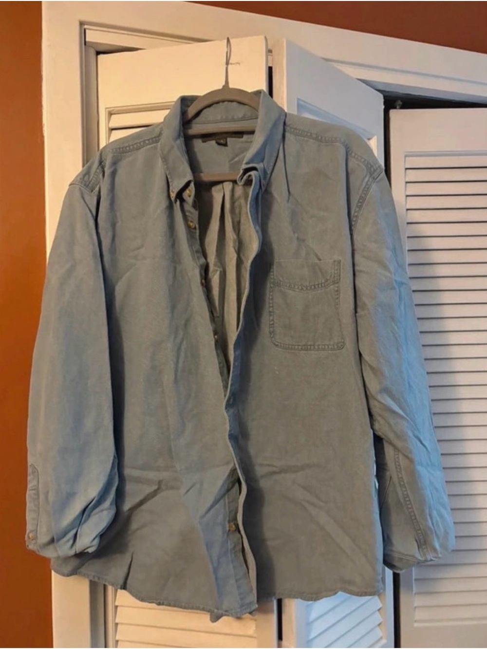 Vintage-Style Croft & Barrow XL Denim Shirt | Lightweight Long Sleeve